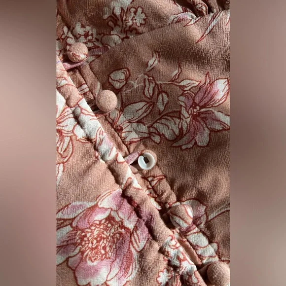 JessaKae Pink Floral Mini Dress - XL - Picture 4 of 4